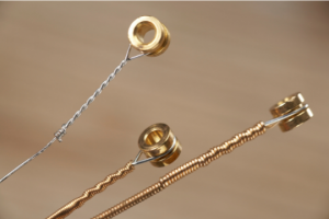 Acoustic guitar string ends