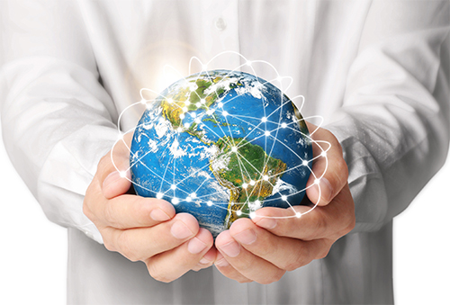 Picture of the human web of interaction