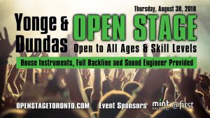 Yonge & Dundas Open Stage Banner